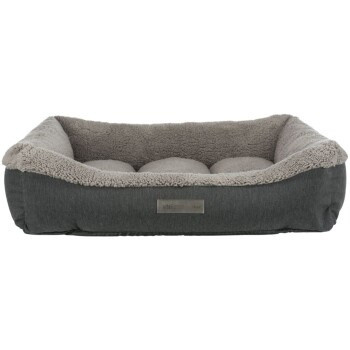 Trixie Vital Hunde-Bett Bendson Sofa in Grau mit herausnehmbarem Bezug und rutschfester Unterseite, B/T/H: 85 x 85 x 23 cm - Bild 2