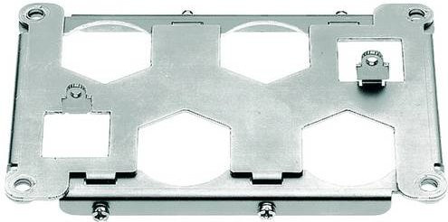 Harting Halterahmen Buchseneinsatz in Silber 09400489910 - Bild 1