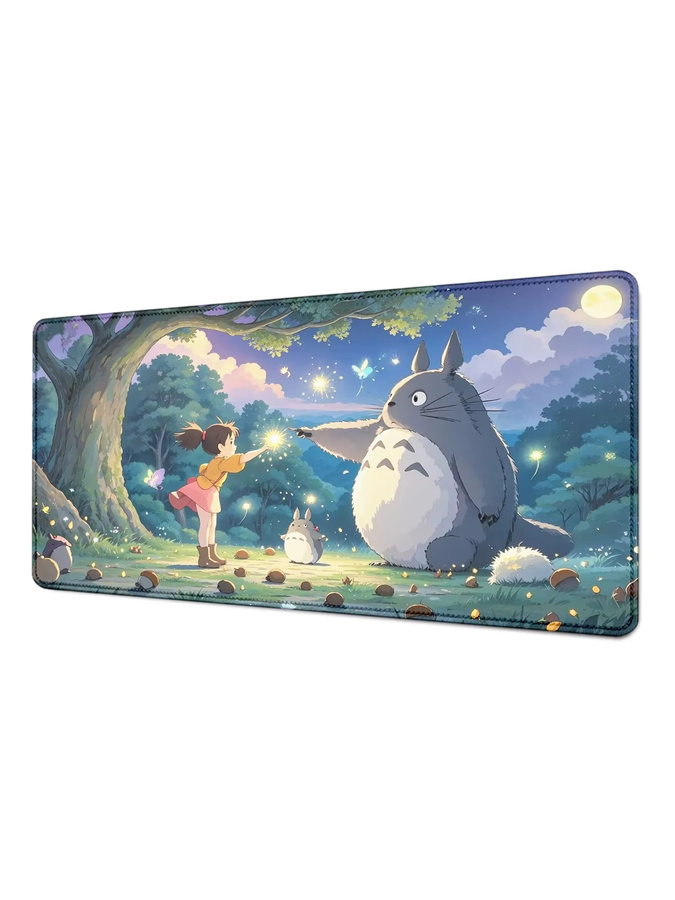 Lockedge Mauspad Anime T-Totoro XXL Schreibtischunterlage Multicolour - Bild 3