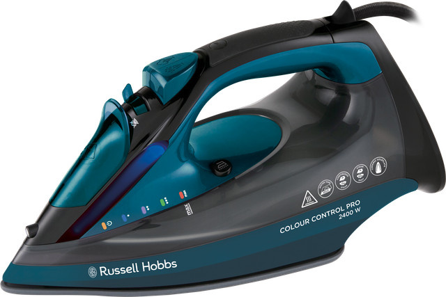 Russell Hobbs Colour Control Pro Dampfbügeleisen 2400 Watt in Multicolour mit Anti-Calc-Funktion und Keramik-Beschichtung - Bild 1