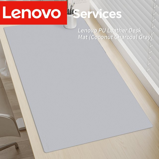 Lenovo Leder-Schreibtischunterlage wasserdicht und hitzebeständig für Büro, Gaming und Laptop - Bild 1