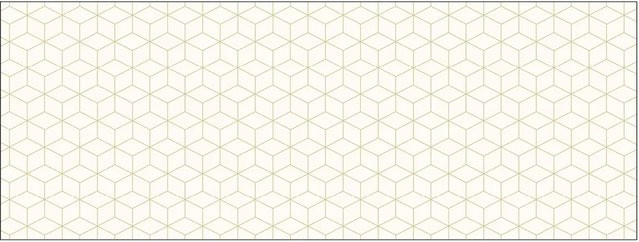 MySpotti Küchenrückwand Profix Cucina Hexagon in Creme mit Aluminium-Optik, Breite: 160 cm, Höhe: 60 cm - Bild 1
