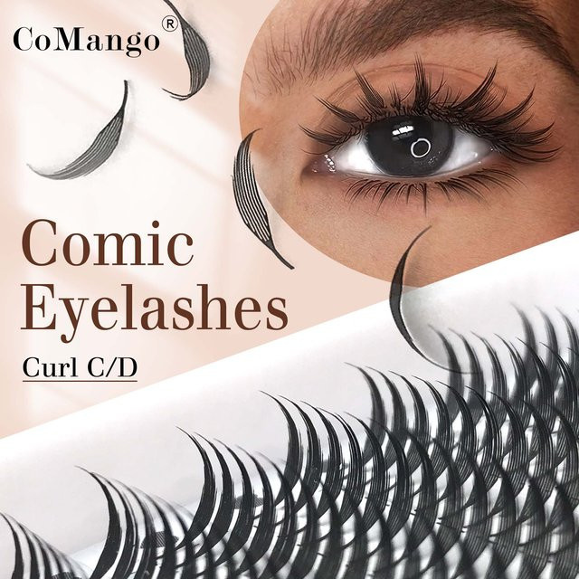 CoMango Manga Spire New Style Wimpernverlängerung, Black, Unisex - Bild 1