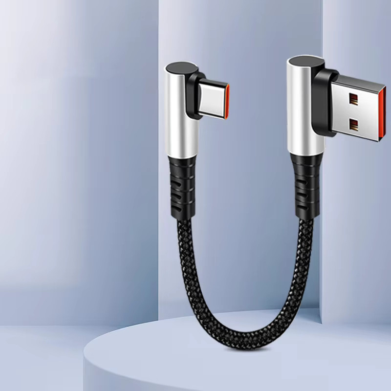 NNBILI USB-C auf USB-C 90-Grad-Kurzkabel für 6A Schnellladung - Bild 5