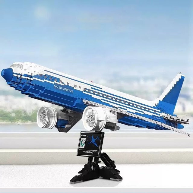 JAKI Großes Transportflugzeug-Bausteinset, Bausatz, ab 14 Jahren - Bild 1
