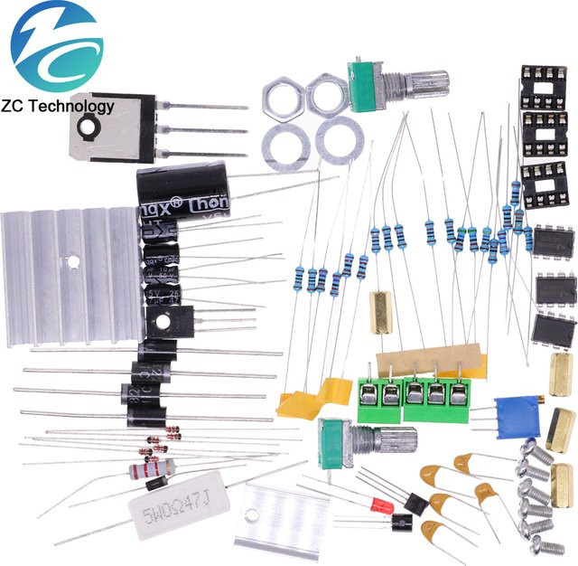 DIY Kit DC-Netzteil mit kontinuierlich einstellbarer Strombegrenzung und Spannungsregelung 0-30V 2mA-3A in Multicolour - Bild 1