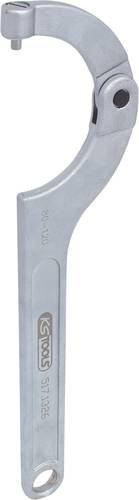 KS Tools Gelenk-Hakenschlüssel mit Zapfen aus Chrom-Vanadium in Silber, Spannweite: 80-120 mm - Bild 1