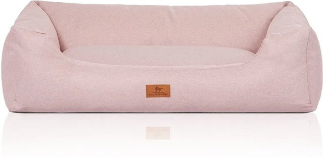 Knuffelwuff Hundebett Emma Sofa aus Velours in Rosa, B: 120 cm, T: 85 cm - Bild 1