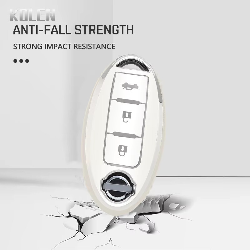 TPU Auto Smart Key Schutzhülle für Nissan Qashqai Juke J10 J11 X-Trail T32 T31 Kicks Tiida Altima Pathfinder und Infiniti - Bild 4