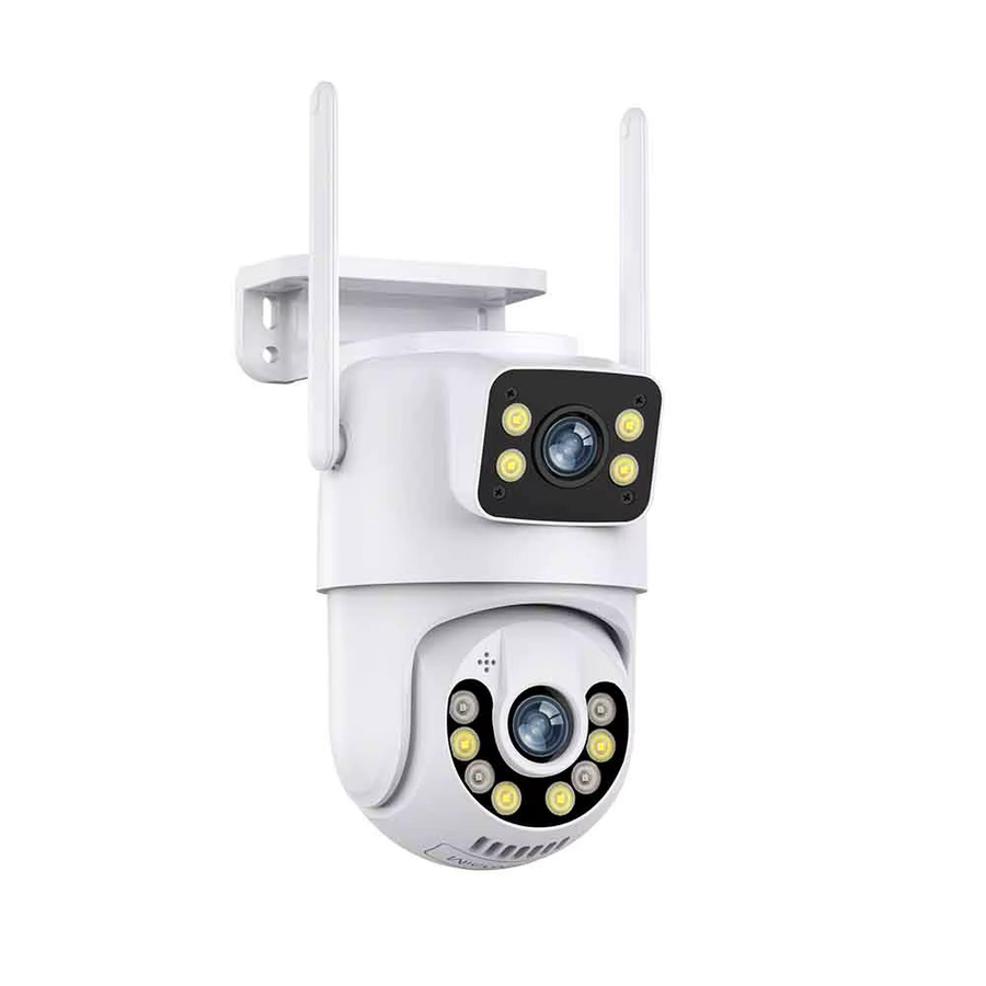 DDBROUGEN 4K 8MP PTZ WiFi Überwachungskamera mit Dual Screen und Farb-Nachtsicht für Outdoor Sicherheit, ICSEE App, Weiß - Bild 6