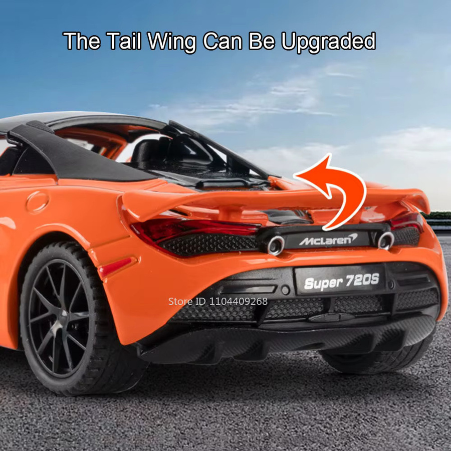 MAKEDA 720S Senna Sportwagen, Modell, 1:32, Metalldruckguss, mit Licht und Sound - Bild 4