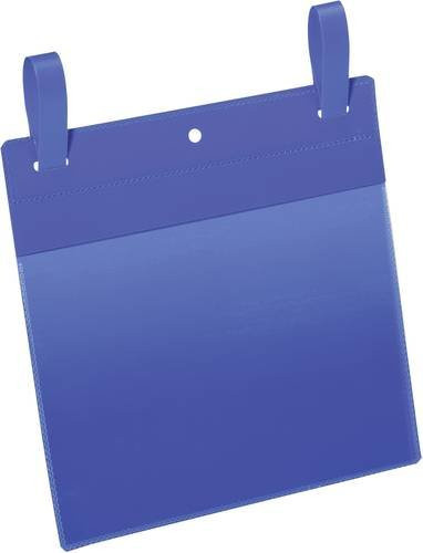 Durable Gitterboxtasche DIN A5 quer, Blau, 50 Stück, B: 22,3 cm, H: 38,0 cm - Bild 1