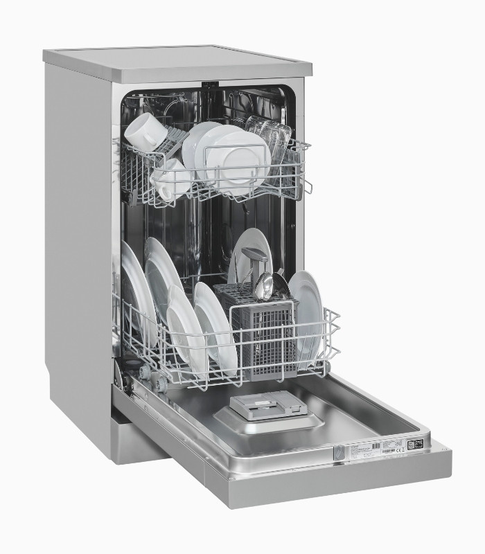 GSP59109-451D Geschirrspüler in Silber, freistehend mit Aquastop und Edelstahl-Innenraum, B/T/H: 59,0 x 60,0 x 84,5 cm - Bild 2