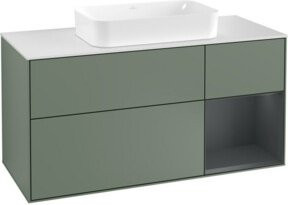 V&B Waschtischunterschrank Finion in Lackoptik, Breite: 120 cm, Tiefe: 50,1 cm, Höhe: 50,1 cm - Bild 1