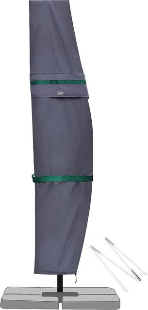 Sekey Schutzhülle aus Polyester für Ampelschirme, 300 cm, Dunkelgrau - Bild 1