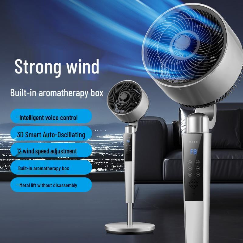 ElectroCN Ultra-leiser vertikaler Standventilator mit Fernbedienung und Timer - Bild 8