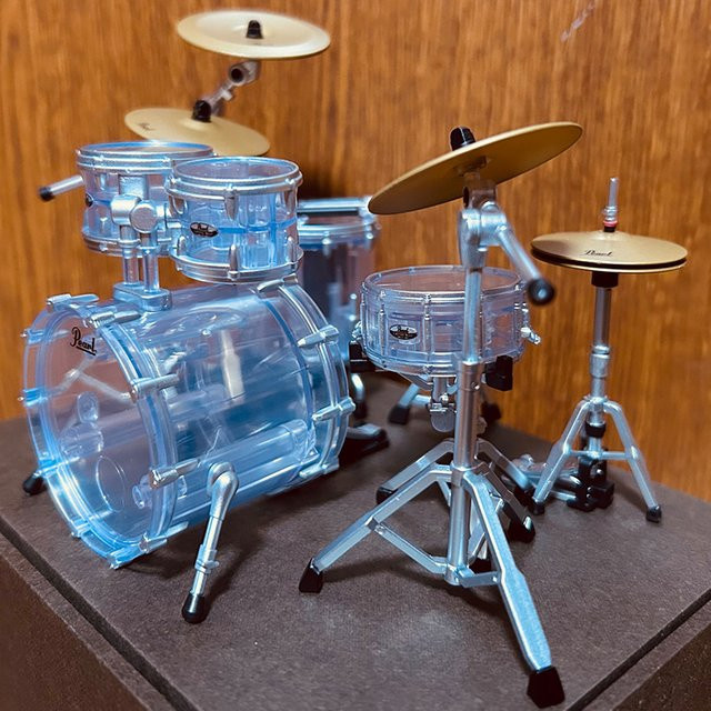 Bandai Miniatur-Drum-Set, Musik, Kunststoff, Bunt / Mehrfarbig - Bild 1