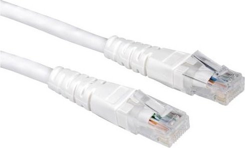 VALUE RJ45 Patchkabel CAT 6 U/UTP Ethernet LAN Kabel Weiß, Länge: 7,00 m - Bild 1