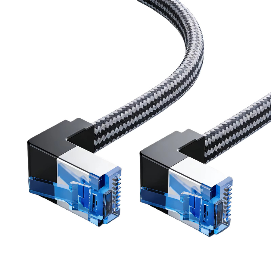CAT8 Ethernet LAN-Kabel Schwarz mit 40 Gbit/s und 2000 MHz für Router, Laptops und PS5 - Bild 4