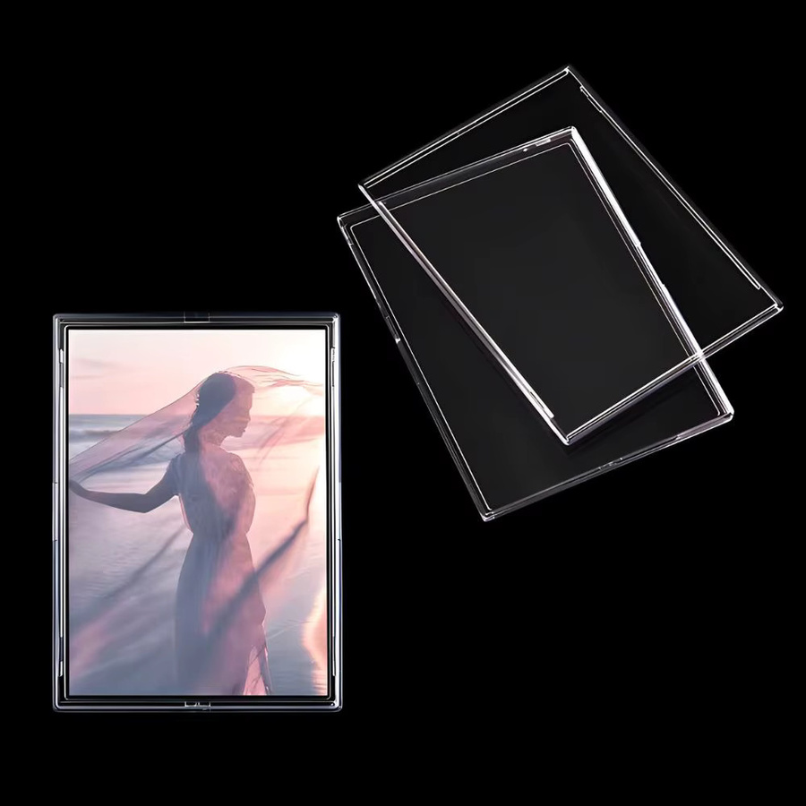 YMY Hochtransparente Plastikkarten-Displaybox zur Aufbewahrung und Dekoration von Visitenkarten, Farbe: transparent - Bild 3