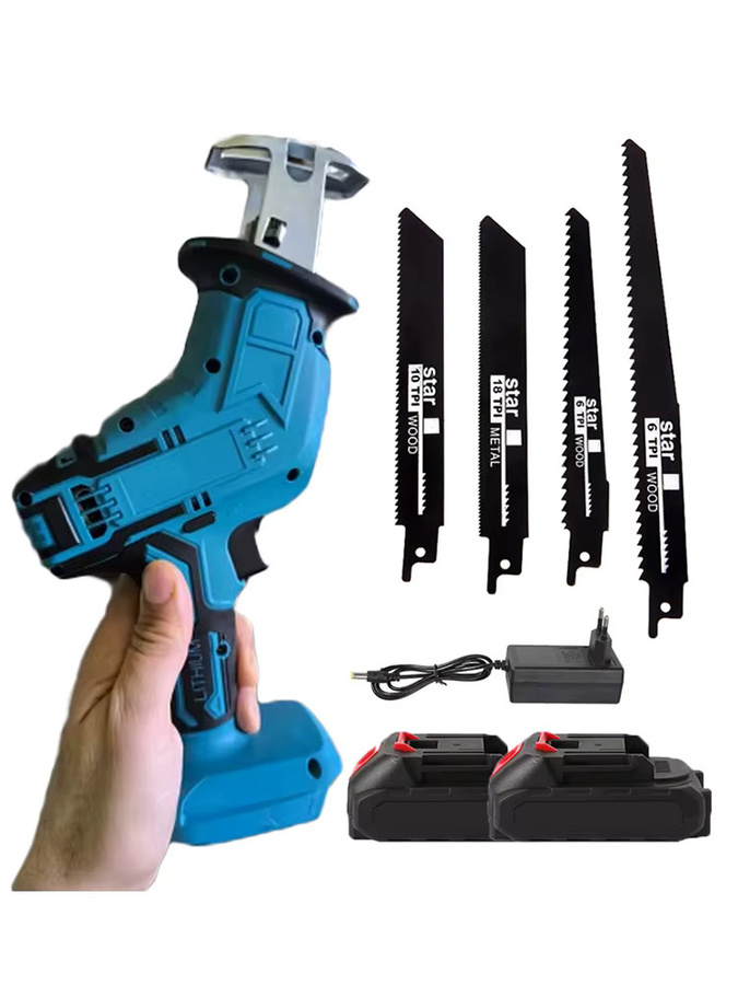 Makita Akku-Säbelsäge mit 100 mm Sägeblatt und variabler Geschwindigkeit für Metall und Holz, kompatibel mit Makita 18 V Akkus - Bild 6