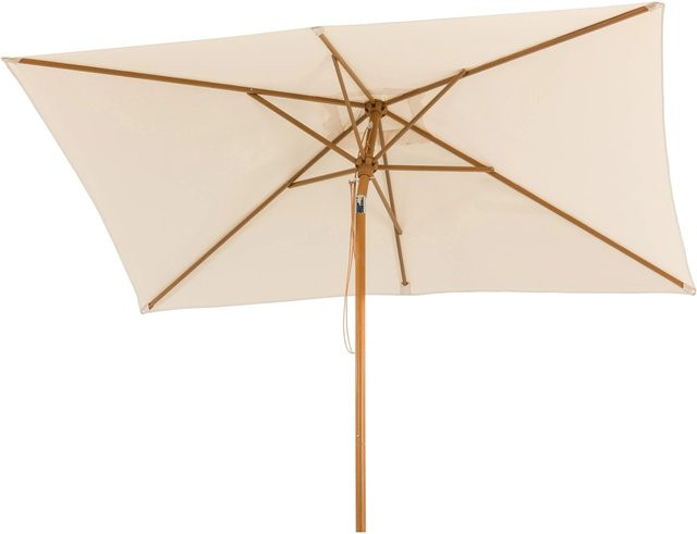 Schneider Balkonschirm Malaga mit Seilzugmechanik aus Aluminium und UV-50+ Polyester, B: 300 cm, H: 200 cm - Bild 1