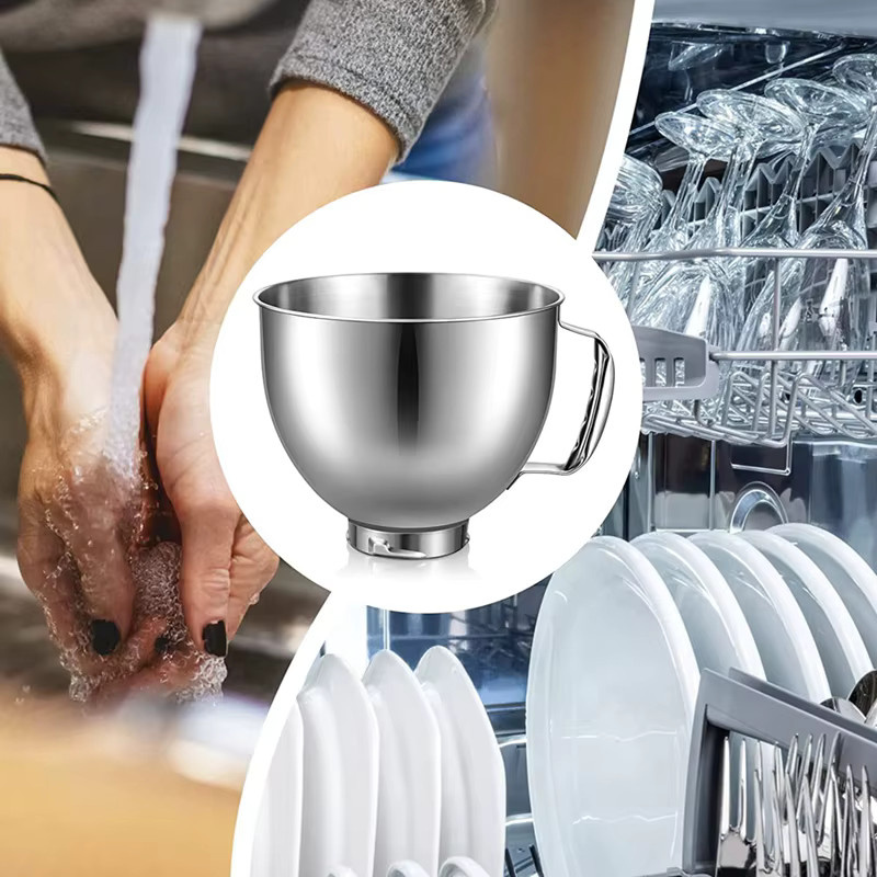 KitchenAid Zubehörset aus Edelstahl in Silber für 5-Liter-Kippkopf-Küchenmaschinen - Bild 2