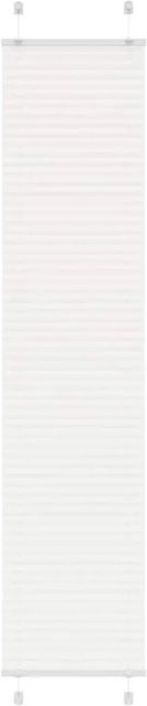 vidaXL Plissee Weiß, semi-transparent, Polyester, B: 40 cm, H: 200 cm - Bild 1