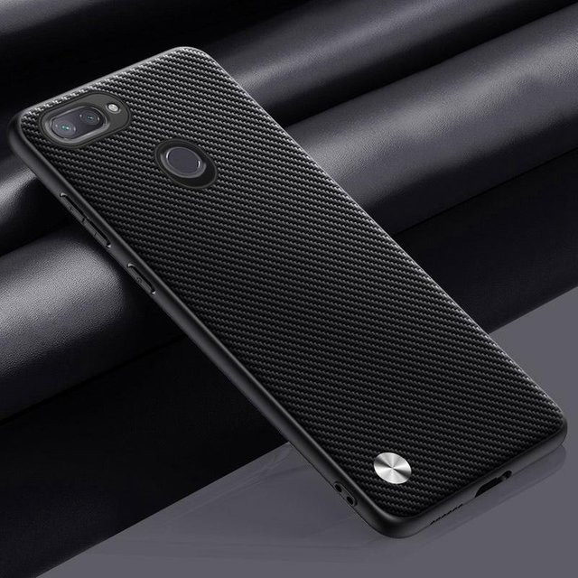 Luxuriöse PU-Lederhülle für Xiaomi Mi 8, Mi 8 SE, Mi 8 Pro und Mi 8 Lite in Schwarz mit matter Silikon-Schutzhülle - Bild 1