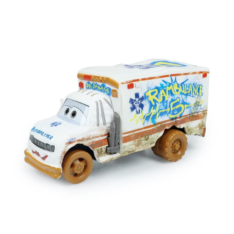 Pixar Cars Das DonnerstalKrach Dr. Beschädigt Arvy Druckgussauto 1:55 - Bild 1