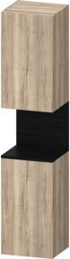 Duravit Hochschrank Qatego mit 2 Türen in Weiß und Beige, B/T/H: 40 x 36 x 176 cm - Bild 1