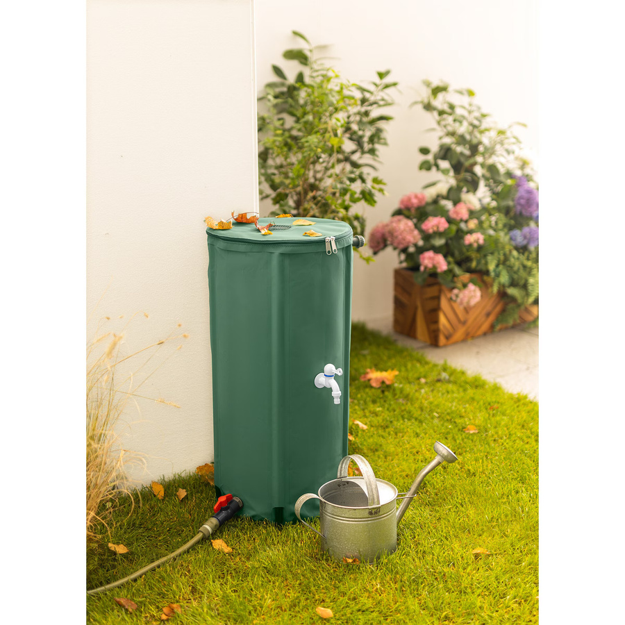 GardenHero Faltbare Regentonne in Grün mit 100 l Fassungsvermögen - Bild 3