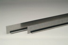 Regalwerk Hinterer Anschlag aus verzinktem Stahl in Silber, Breite: 128 cm - Bild 1