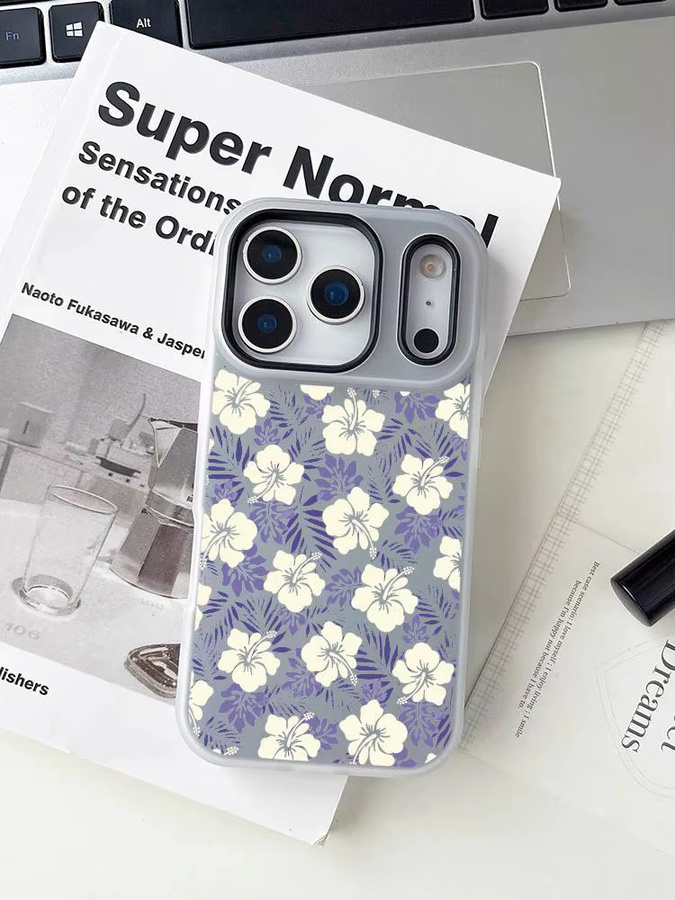 Transparente Wildblumen Handyhülle für Apple iPhone 11 bis 17 Pro Max Plus Mini, stoßfeste Soft-Schutzhülle in Multicolour - Bild 3
