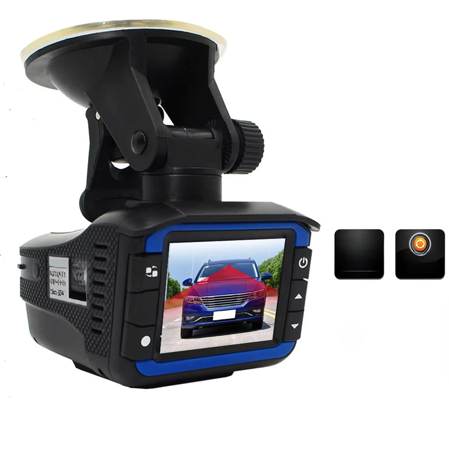 Winkcron 2 in 1 Auto-DVR Dashcam mit 150-Grad-Objektiv, FHD 720P, Nachtsicht und Bewegungserkennung in Schwarz - Bild 1