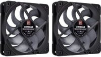 Noctua NF-A12x25 G2 PWM Sx2-PP chromax.black Gehäuselüfter in Schwarz - Bild 1
