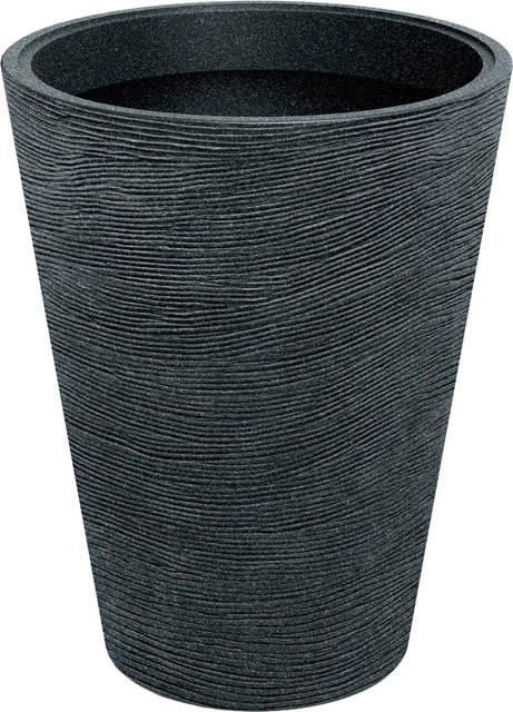 Prosperplast Blumentopf Tubra Mittel Anthrazit B: 48 cm, H: 60 cm - Bild 1