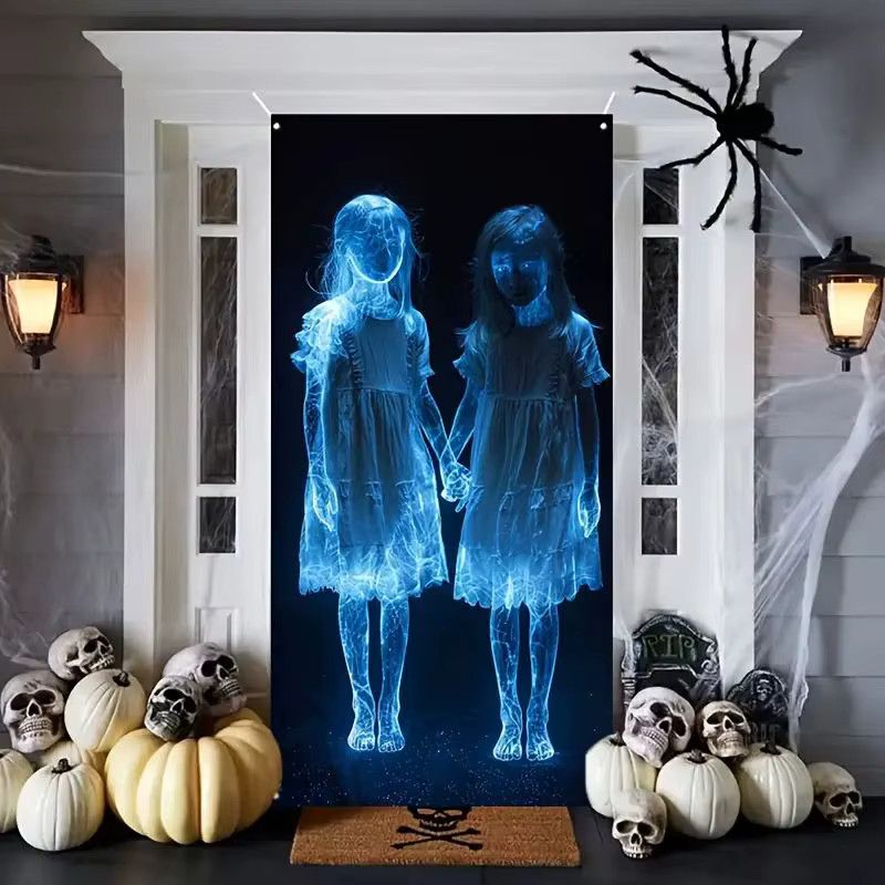 VIKAMA Halloween Horror-Hintergrundbanner für Innen- und Außenbereich - Bild 3