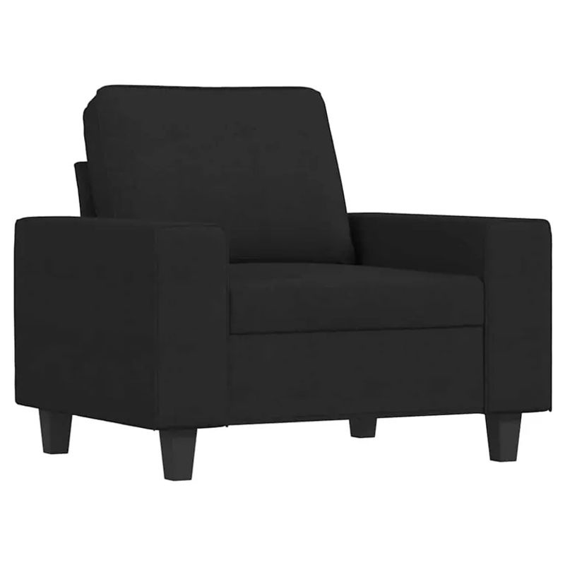 Modern Sessel von Vidaxl in Schwarz mit Stoffbezug - Bild 6