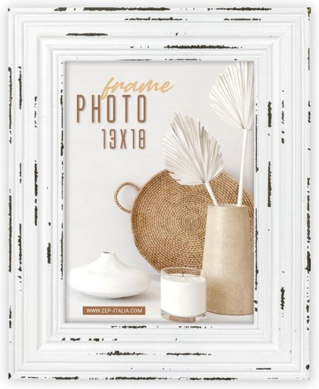 Zep Fotorahmen Orly White aus Holz in Weiß für Fotos 13 x 18 cm - Bild 1