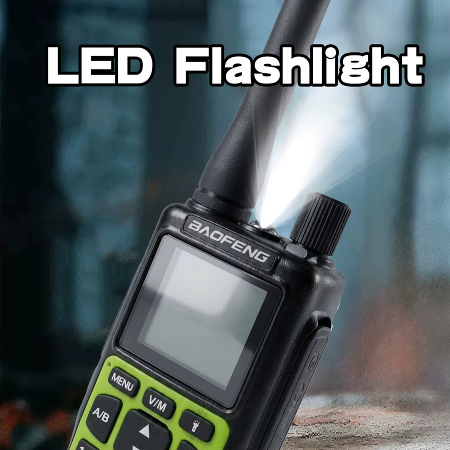 Baofeng MINI-5 Upgrade Walkie Talkie mit Bluetooth und 2200mAh Batterie, UHF/VHF Dual Band Amateurfunkgerät, Schwarz - Bild 6