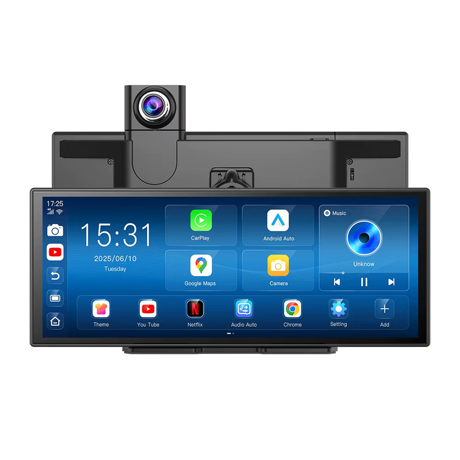 Imagebon M70 Dashcam mit 11,4 Zoll Display, Android 14, 4G, 8 GB RAM + 128 GB Speicher, 8 Core, Wireless CarPlay & Android Auto, Split Screen und Fernüberwachung, Schwarz - Bild 5