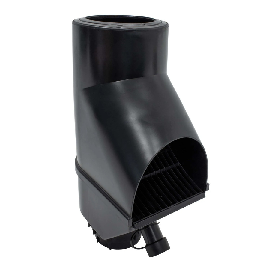 Jardinion Fallrohr Laubabschneider Schwarz für 75/85/100mm Rohre, Durchmesser: 30,5 cm - Bild 2