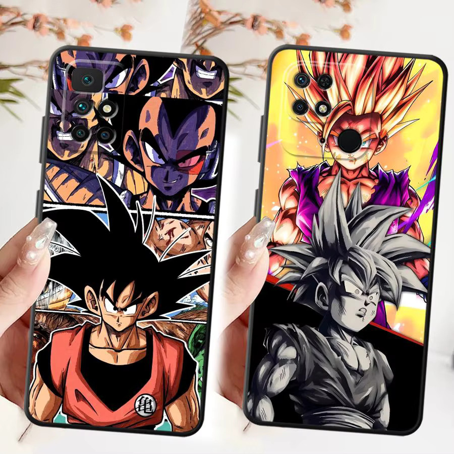Schwarze weiche Handyhülle mit Dragon Ball Dashing Goku Design für Xiaomi Redmi 13C 14C 12C 10 9 A5 K40 K80 Pro A3 A4 A1 A2 Plus - Bild 6