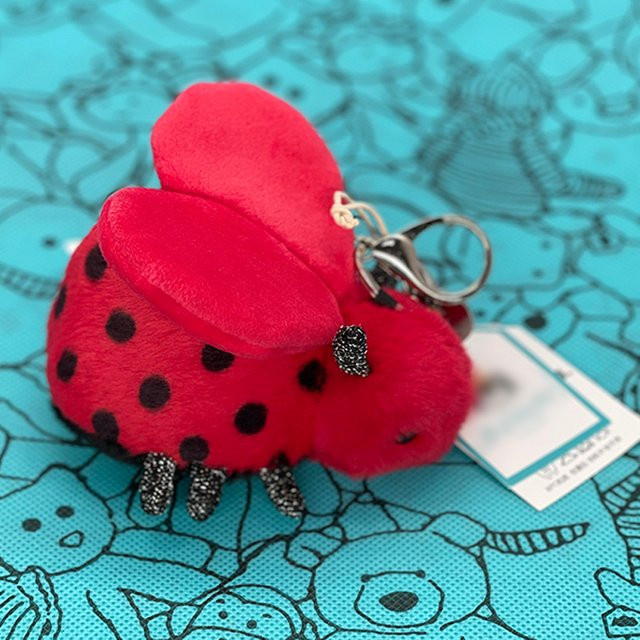 JELLYCAT Roter Marienkäfer-Taschenanhänger, Insekten-Schlüsselanhänger - Bild 1