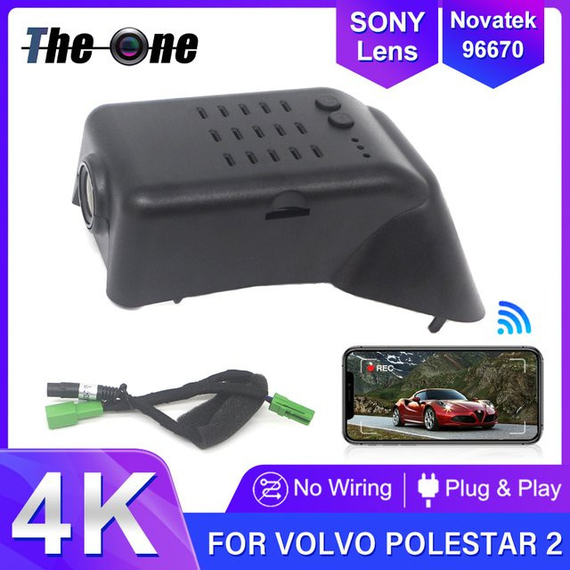 HESHECAM Dash Cam mit WIFI für Volvo Polestar 2 (2020-2026), Auto Kamera Recorder DVR in Schwarz - Bild 1