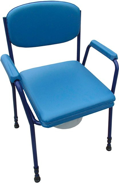 Toilettenstuhl von REHAFORUM MEDICAL in Blau - Bild 1