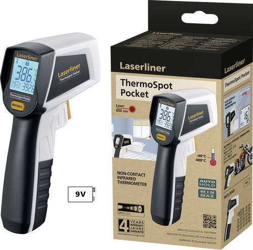 Laserliner ThermoSpot Pocket Infrarot-Thermometer in Weiß - Bild 1