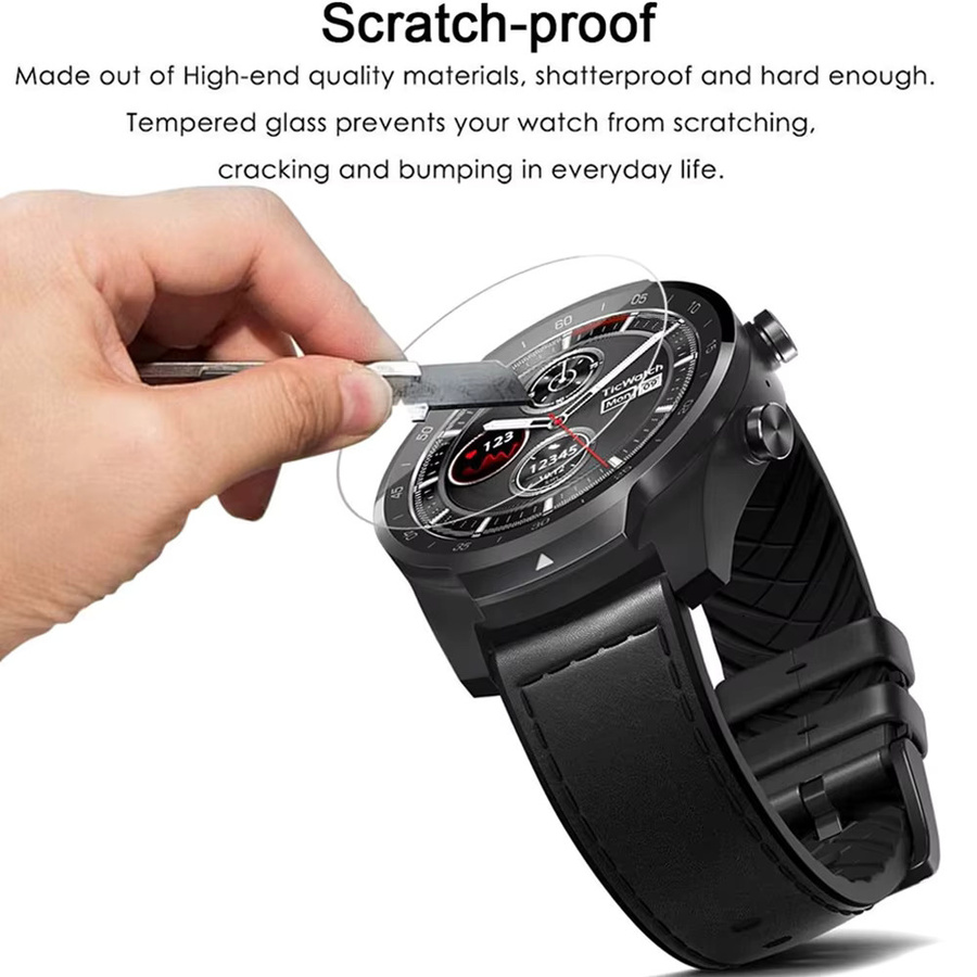 Mptionx Smartwatch-Displayschutzfolie, gehärtetes Glas, 31–43 mm - Bild 4
