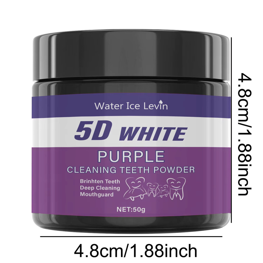 Water Ice Levin Zahnreinigungspulver, Lila, Unisex, Puder - Bild 3